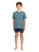 Pijama Corto Infantil Azul Mota