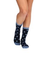 CALCETÍN CORTO ALGODÓN PACK 4 AZUL CAFFARENA