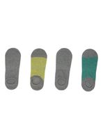 Calcetin Invisible Pack 4 Gris Melange Mota