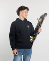 Poleron tipo canguro sin cierre Invierno Negro niño POLEMIC