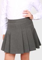 Falda Gris Falda Escolar Niña T.6 A T.10 - Polemic