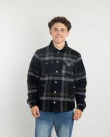 Chaqueta Campera juvenil forrada en Sherpa Leñadora sin gorro Polemic