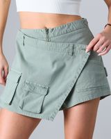 Falda Short Mujer Canvas procesado XS3732 Polemic