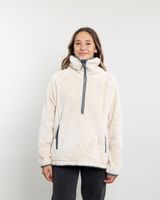 Poleron mujer Polar Shaggy Bonded medio cierre Polemic