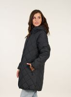 Parka Larga Acolchada Con Capucha Polemic