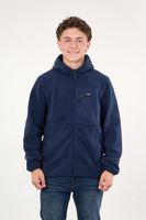 Poleron Micropolar Full Zipper y gorro Azul wi8306 Polemic