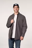 Camisa manga Larga de algodón procesada wi5705 Polemic