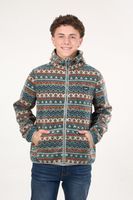 Poleron Micropolar cierre y gorro Verde Oliva wi8309 Polemic