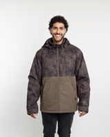 Parka Hombre Waterproof con estampado Verde Polemic