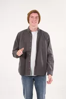 Camisa manga Larga de algodón procesada wi5305 Polemic