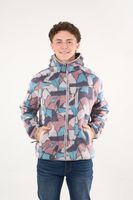 Poleron Mini sherpa full cierre y gorro Azul wi8312 Polemic