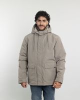 Parka Hombre Waterproof forrada en sherpa café Polemic