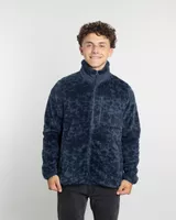 Poleron niño Polar Shaggy Print sin gorro Polemic