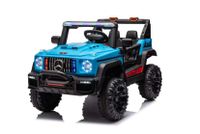 Jeep Auto A Bateria Con Luces A Bateria 12V. Modelo 9888 Celeste