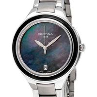 Certina Ds Queen Cuarzo Esfera Negra Mother Of Pearl
