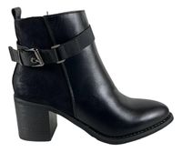 Botin Mujer Via Uno Negro 12083413