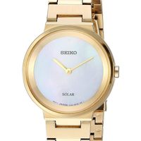 Reloj Seiko Mujer Solar Dorado SUP386