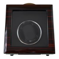 Caja Watch Winder Madera 1 Reloj exhibidor lujo