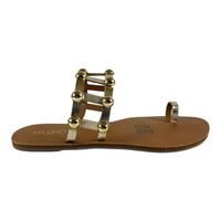 Sandalia Chinelo Via Uno Mujer Modelo 21906870 Oro