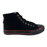 Zapatilla Wisdom Lona Negro Tipo Conv