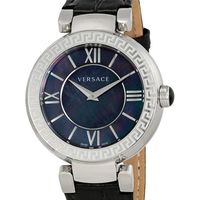 Reloj Versace Leda Esfera Negra Mother Of Pearl