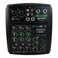 Mezclador de 4 canales Gemini GE-4CH