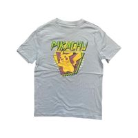 Polera Pikachu Retro Celeste Niño