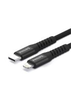 Cable Trenzado USB-C a Lightning Philips DLC5206L Negro