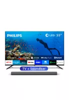 Philips TV 55"" PUD7019 + Soundbar TAB4208 Smart Starter