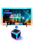 QLED Ambilight TV 55PUD8250 + BT Speaker TAX2707