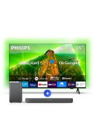 Ambilight TV 65″ PUD7908 + Soundbar TAB5309 Performance