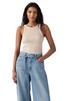 Polera Mujer Essential Racer Tank Gris Levis A3381-0039