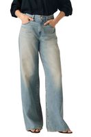 Jeans Mujer Xl Straight Azul Levis A8701-0042