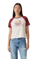 Polera Mujer Graphic Game Day Tee Blanco Levis A8809-0008