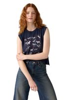 Polera Mujer Boxy Tank Negro Levis 001MW-0006