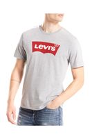 Polera Hombre Regular Fit Lisa con Logo Gris Levis 17783-0138