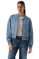 Chaqueta Mujer Cropped Varsity Bomber Azul Levis 59544-0734