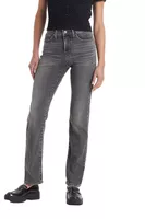 Jeans Mujer 314 Shaping Straight Gris Levis 19631-0187