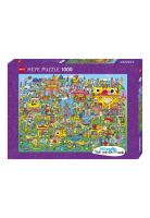 Puzzle Heye 1000 – Doodle Village