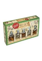 Set de 5 Puzzles Hombres - Great Minds Compendium Madera y Metal
