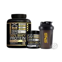 PACK PROTEINA 100% WHEY PROTEIN 5LBS COOKIES + CREATINA 60SV + SHAKER - BRIAHLABS