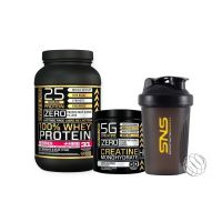 PACK PROTEINA WHEY 1KG + CREATINA 60SV + SHAKER - BRIAHLABS SABOR BERRIES