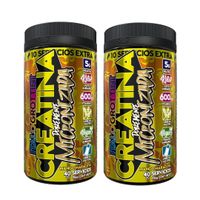 2 FRASCOS CREATINA MONOHIDRATO - 40 SERV C/U - Italo grottini - MANGO MARACUYA