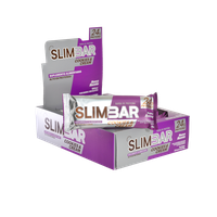 Box 12 Barras con 23gr de proteína 60gr Slimbar - Cookies and cream
