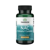 N ACETIL CISTEINA NAC 600MG 100 CAPSULAS SWANSON