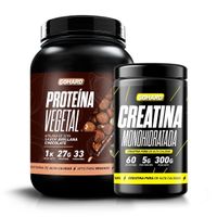 PACK PROTEÍNA VEGETAL AVELLANA + CREATINA MONOHIDRATADA 300GR SIN SABOR - GOHARD