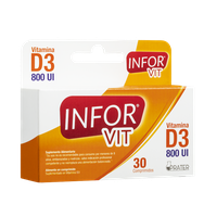 VITAMINA D3 800 UI 30 COMPRIMIDOS - INFOR