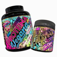 CREATINA MONOHIDRATADA 300GR PACK PROTEINA VEGANA  G. LECHE CONDENSADA