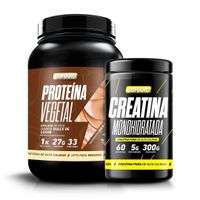 PACK PROTEÍNA VEGETAL DULCE DE LECHE + CREATINA MONOHIDRATADA 300GR SIN SABOR - GOHARD