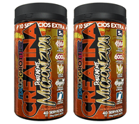 2 FRASCOS CREATINA MONOHIDRATO - 40 SERV C/U - Italo grottini - NARANJA